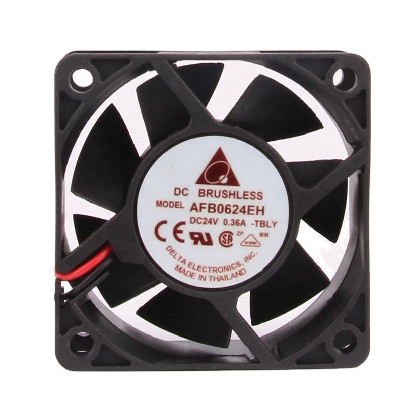 Delta 12V 48V DC24V 0.36A 5.76W EC AC 60X60X25MM 6025 6CM Double Ball Converter Large air Volume Exhaust AFB0624EH Cooling Fan